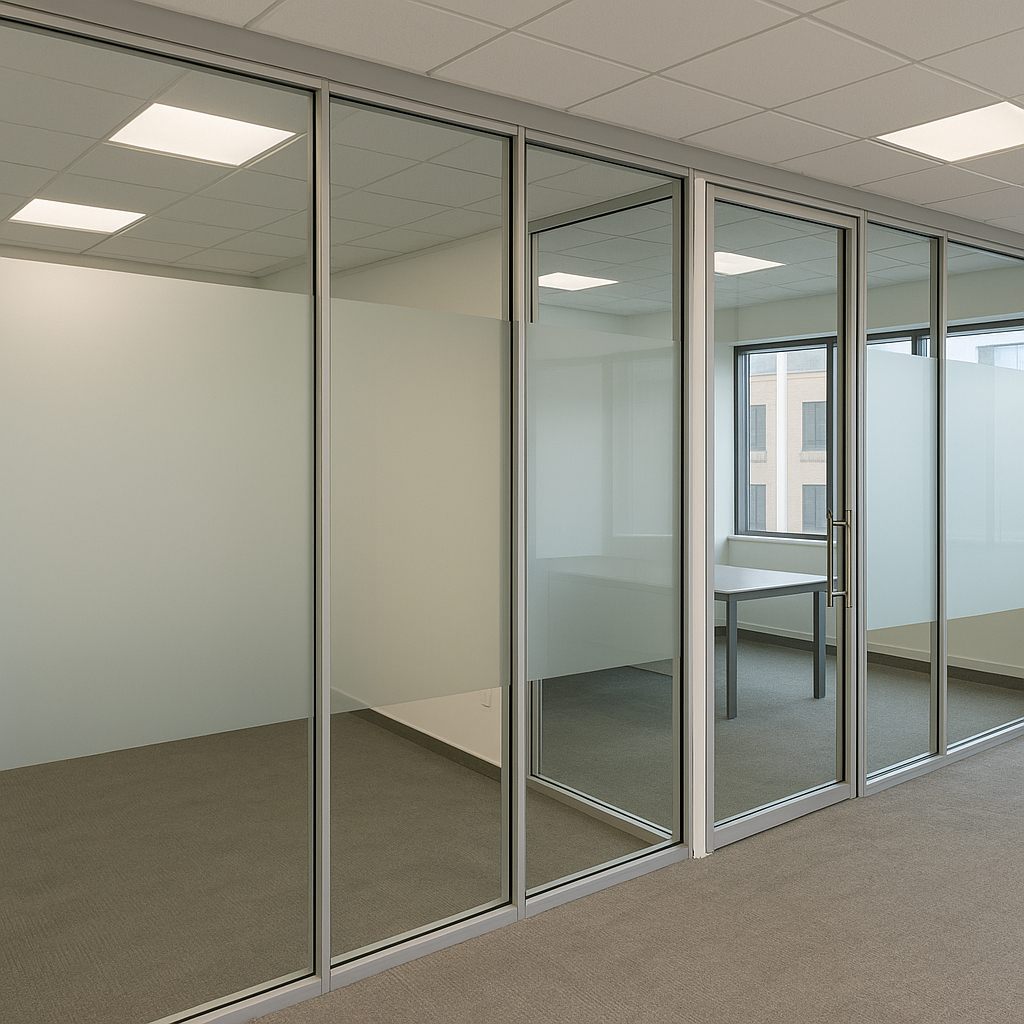 انواع پارتیشن شیشه ای اداری
